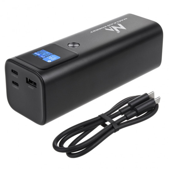 Mobilna bateria Power Bank Maclean, 24600mAh, Power Delivery (PD) 140W, Fast/Quick/Super Charge, 88,56Wh, 2x Typ-C, USB,  MCE335