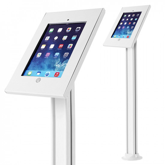 Advertising Stand Tablet Mount for Maclean, Floor Mounted with Lock, iPad 2/3/4/Air/Air2, MC-678