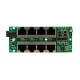 Extralink Gigabit PoE Injector 4 Portowy Active, 4 ports Gigabit 802.3at/af, Mode A