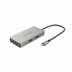 HYPER HDMB2 interface hub USB 3.2 Gen 1 (3.1 Gen 1) Type-C 5000 Mbit/s Stainless steel