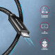 Axagon BUCM4X-CM10AB USB cable USB4 Gen 3x2 1 m USB C Black