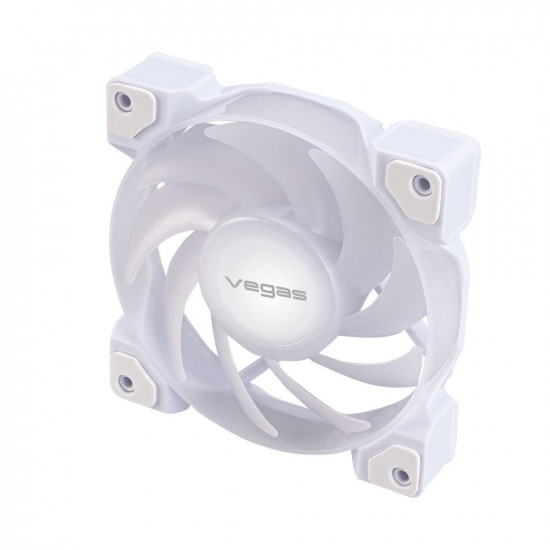 Akasa VEGAS A12 Computer case, Processor Fan 12 cm White 1 pc(s)