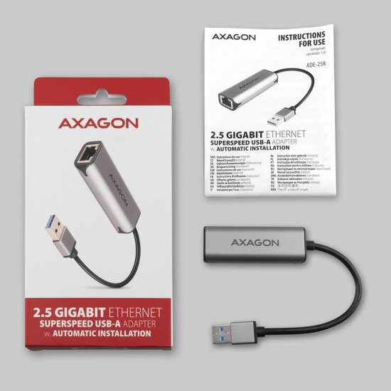 Axagon ADE-25R network card Ethernet 2500 Mbit/s