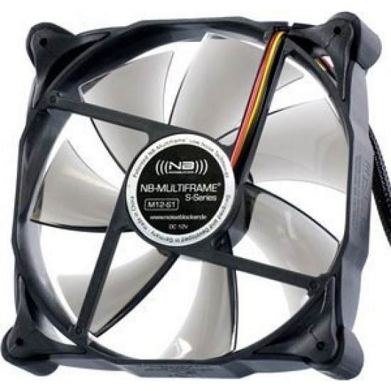 Noiseblocker Multiframe M12-P Computer case Fan 12 cm Black