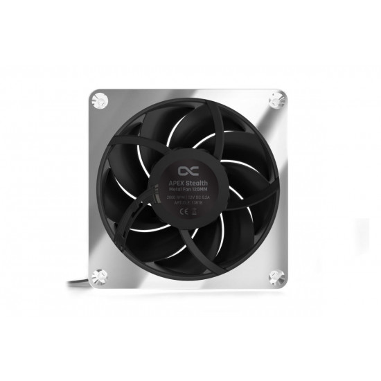 Alphacool Apex Stealth Metall Computer case Fan 12 cm Chrome 1 pc(s)