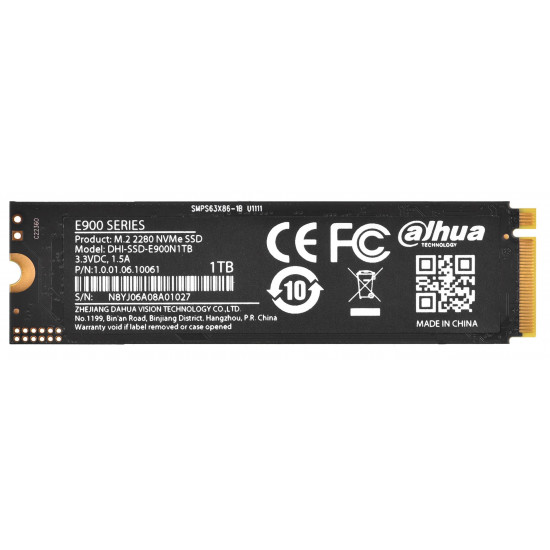 Dahua Technology DHI-SSD-E900N1TB internal solid state drive M.2 1000 GB PCI Express 3.0 3D TLC NVMe