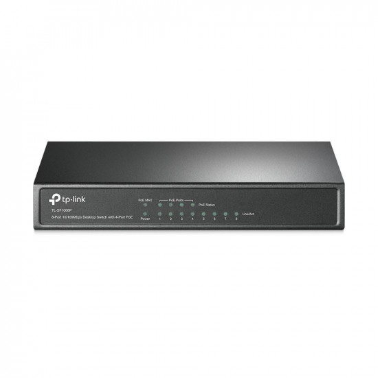 TP-Link 8-Port 10/100Mbps Desktop PoE Switch with 4-Port