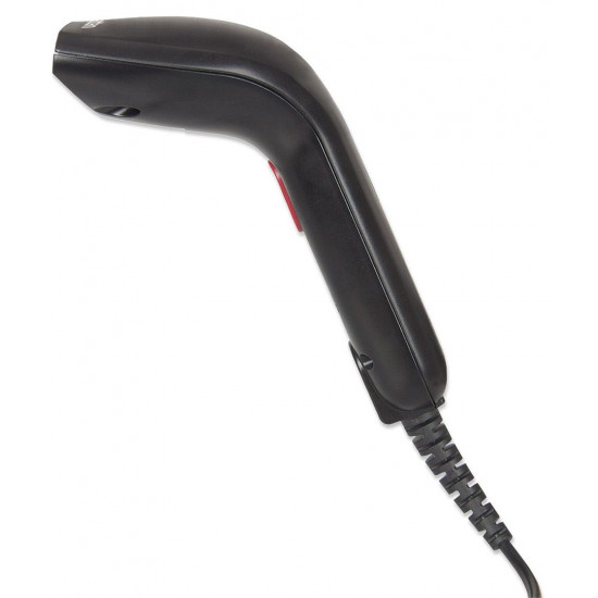 Manhattan Contact CCD Handheld Barcode Scanner, USB, 60mm Scan Width, Cable 152cm, Max Ambient Light 5,000 lux (sunlight), Black, Three Year Warranty, Box