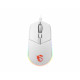 MSI CLUTCH GM11 WHITE Gaming Mouse '2-Zone RGB, upto 5000 DPI, 6 Programmable button, Symmetrical design, OMRON Switches, Center'