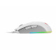 MSI CLUTCH GM11 WHITE Gaming Mouse '2-Zone RGB, upto 5000 DPI, 6 Programmable button, Symmetrical design, OMRON Switches, Center'