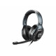 MSI IMMERSE GH50 7.1 Virtual Surround Sound RGB Gaming Headset 'Black with Ambient Dragon Logo, RGB Mystic Light, USB, inline audio controller, 40mm Drivers, detachable Mic'