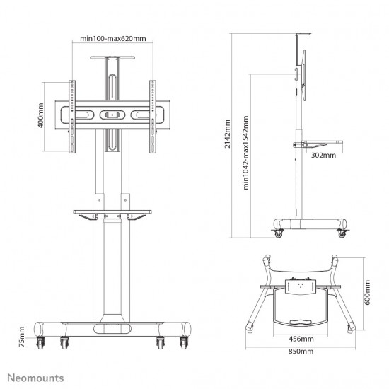 Neomounts by Newstar Select floor stand