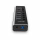 Lindy 4 Port USB 3.0 Hub with 3 Quick Charge 3.0 Ports