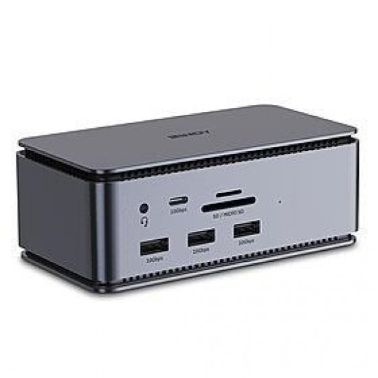 Lindy DST-Pro USB4, USB-C Laptop Docking Station