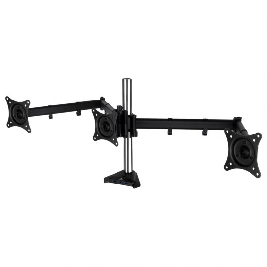 ARCTIC Z3 Pro (Gen 3) - Desk Mount Triple Monitor Arm with USB 3.0 Hub