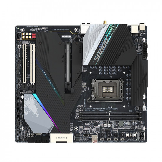 GIGABYTE Z790 AORUS TACHYON X - Supports Intel 13th Gen Core CPUs, Digital direct 15+1+2 phases VRM, up to 8700MHz DDR5 (O.C), 4 x M.2 PCIe 4.0 x4/x2, Wi-Fi 6E AX211, 2.5GbE LAN, USB 3.2 Gen 2