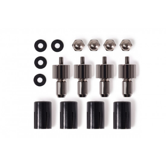 Alphacool Core Push Mounting 25mm M3/M4/UNC 6-32 Set 4-Pack