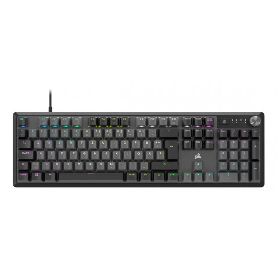 Corsair K70 CORE RGB keyboard Gaming USB QWERTZ German Grey