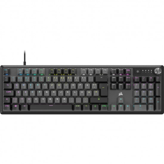 Corsair K70 CORE RGB keyboard Gaming USB QWERTZ German Grey