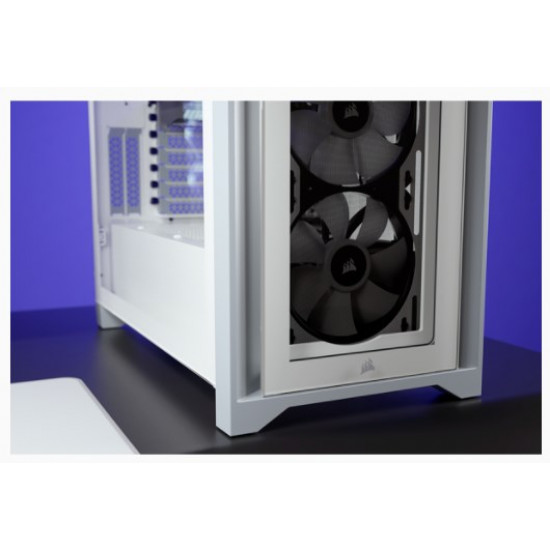 Corsair iCUE 4000X RGB Midi Tower White