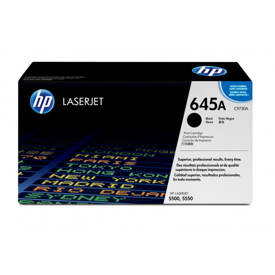 HP 645A Black Original LaserJet Toner Cartridge