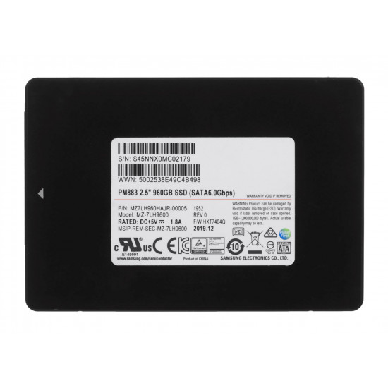 Samsung PM883 2.5 960 GB Serial ATA III