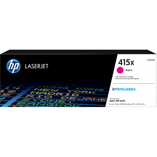 HP 415X High Yield Magenta Original LaserJet Toner Cartridge