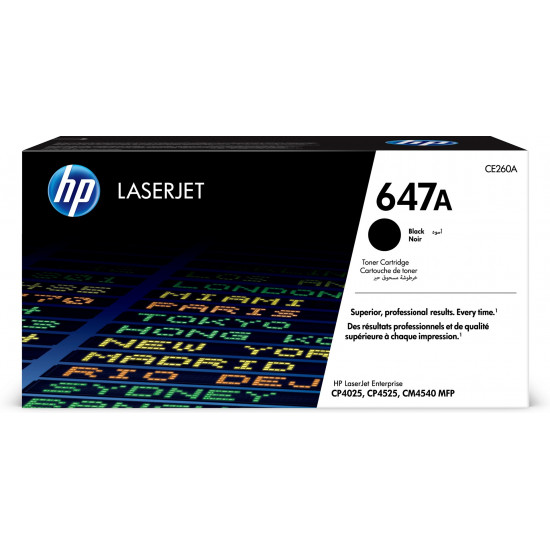 HP 647A Black Original LaserJet Toner Cartridge