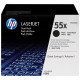 HP 55X 2-pack High Yield Black Original LaserJet Toner Cartridges