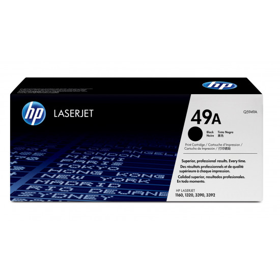 HP 49A Black Original LaserJet Toner Cartridge