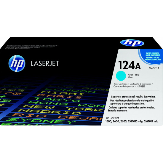 HP 124A Cyan Original LaserJet Toner Cartridge