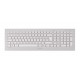 CHERRY DW 8000 keyboard Mouse included Office RF Wireless Swiss Silver, White