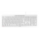 CHERRY STREAM keyboard Office USB QWERTZ German White