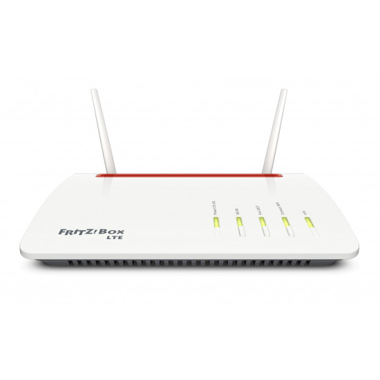 FRITZ!Box 6890 LTE wireless router Gigabit Ethernet Dual-band (2.4 GHz / 5 GHz) 4G Black, Red, White