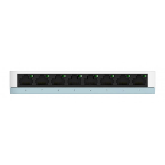 D-Link DGS-1008D/E network switch Unmanaged Gigabit Ethernet (10/100/1000) Black