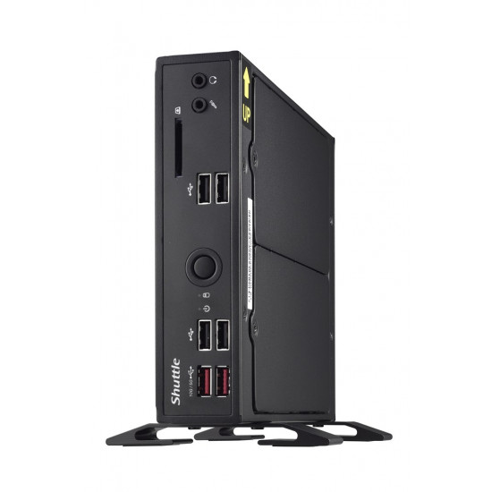 Shuttle XPC slim Barebone DS20U3V2, i3-10110U, 2x LAN (1xGbit, 1x 2.5Gbit),1xCOM,1xHDMI,1xDP, fanless, 24/7 permanent operation