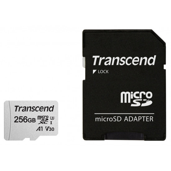 Transcend microSD Card SDXC 300S 256GB with Adapter