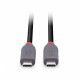 Lindy 1.5m USB 4 240W Type C Cable, Anthra Line