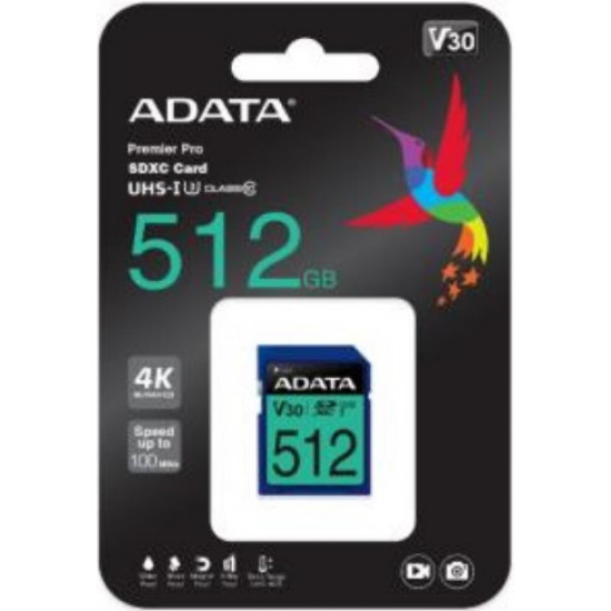 ADATA Premier Pro 512 GB SDXC UHS-I Class 10