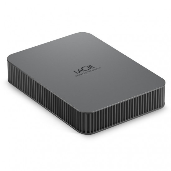 LaCie Mobile Drive Secure external hard drive 4 TB USB Type-C 3.2 Gen 1 (3.1 Gen 1) Grey