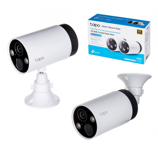 TP-Link Tapo Smart Wire-Free Security Camera System, 2-Camera System