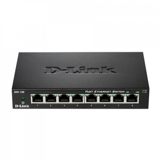 D-Link DES-108 Black