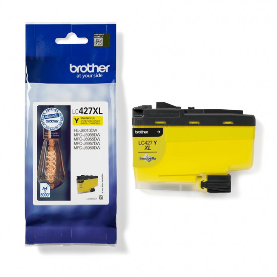 Brother LC-427XLY ink cartridge 1 pc(s) Original High (XL) Yield Yellow