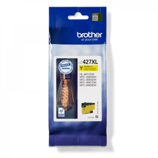 Brother LC-427XLY ink cartridge 1 pc(s) Original High (XL) Yield Yellow