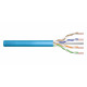 DIGITUS Cat.6A, U/UTP, Dca, AWG 23/1, LSOH, 50m, blue installation cable