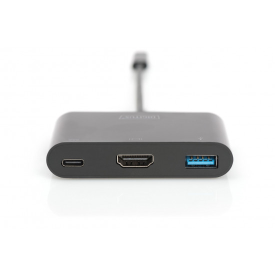 Digitus USB Type-C™ HDMI Multiport Adapter, 3-port