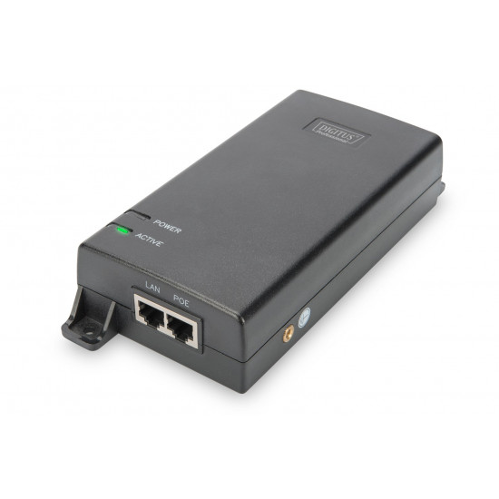 Digitus Gigabit Ethernet PoE Ultra Injector, 802.3af/at, 60 W