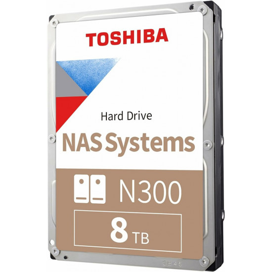 Toshiba N300 NAS internal hard drive 8 TB 7200 RPM 256 MB 3.5 Serial ATA III