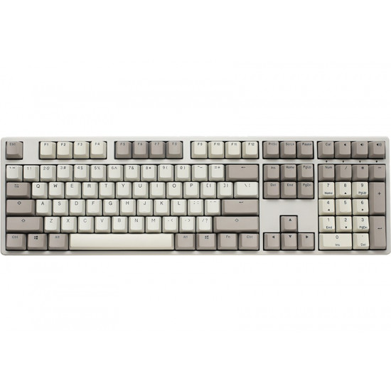 Ducky Origin Vintage Gaming Keyboard, Cherry MX-Silent-Red