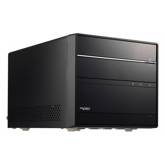 Shuttle XPC cube Barebone SH570R6 - S1200, Intel H570, 1x PCIe X16, 1x PCIe X4, 2x M.2, 2xDP, 1xHDMI, 2x LAN, 1x 5.25, 2x 3.5, 300W PSU